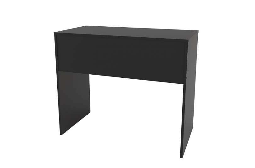 Mesa Tijuca 90cm 2 Gavetas Preto/Castanho