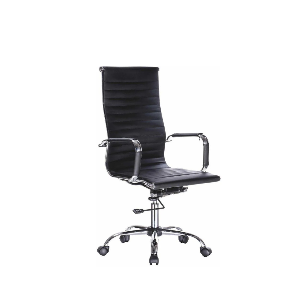 Cadeira Presidente Office Base Cromada