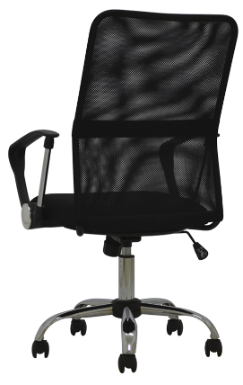Cadeira Diretor Tela Mesh Base Cromada