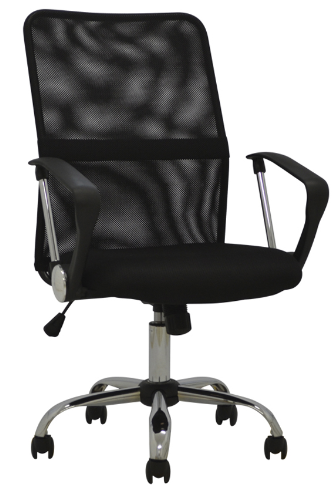 Cadeira Diretor Tela Mesh Base Cromada