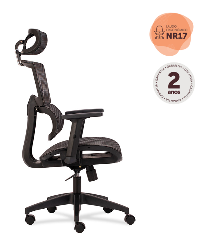 Cadeira Oregon Presidente NR-17