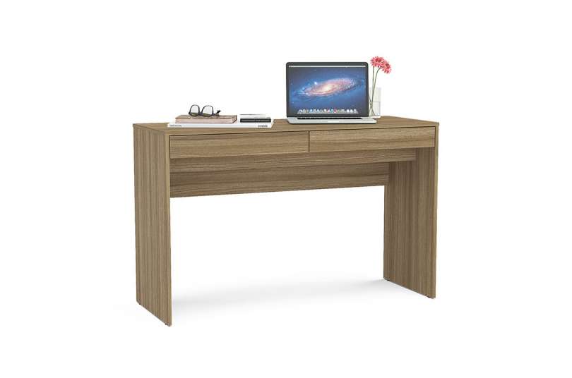 Mesa Lindoia 120cm 2 Gavetas Tabaco