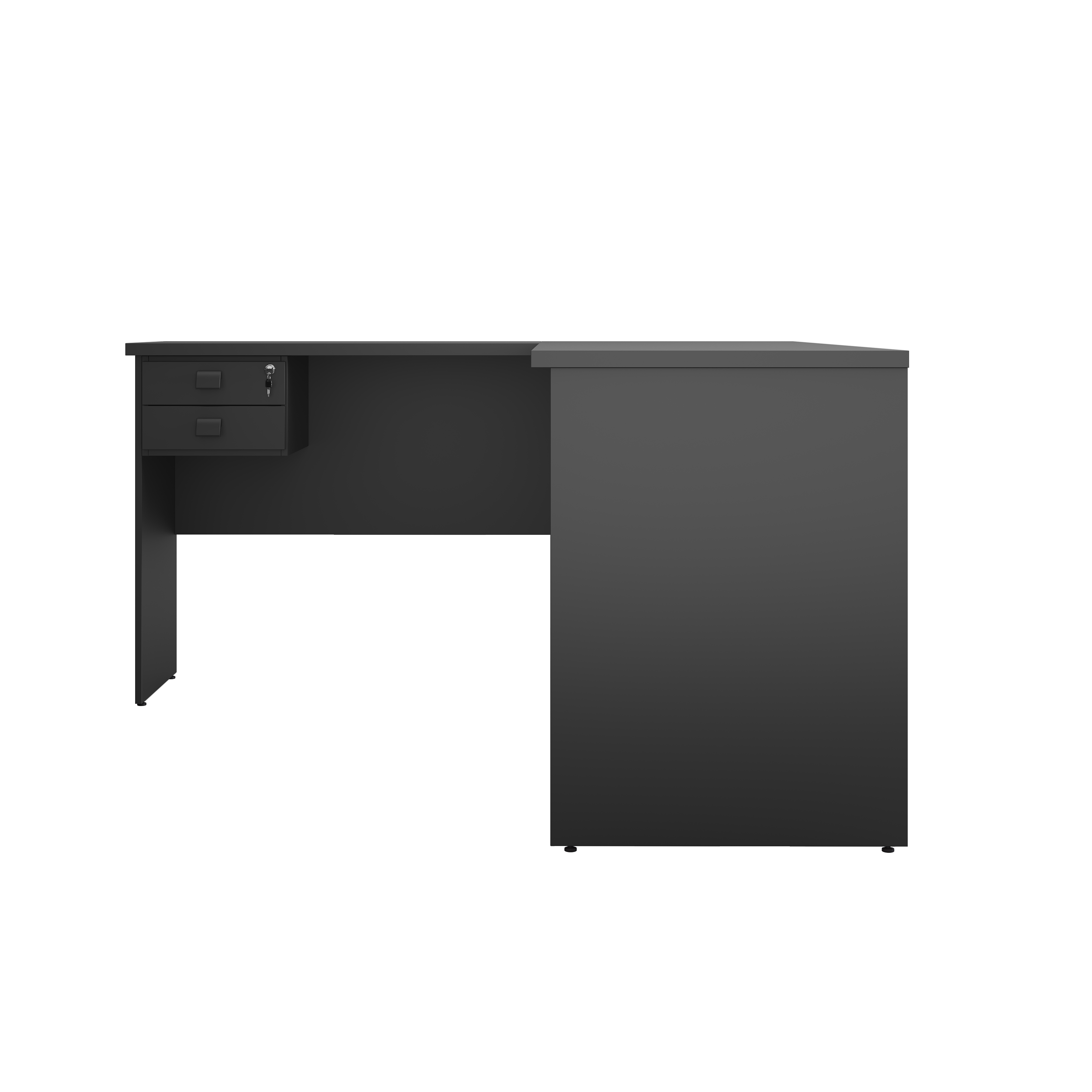 Mesa em L 1500 Eco Preto