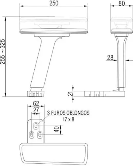 Cadeira Ergonômica Addit Diretor NR-17