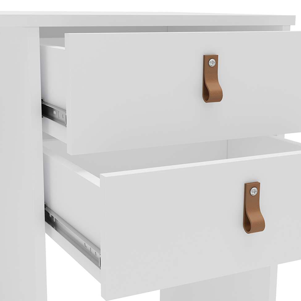 Mesa Filadélfia 2 Gavetas Branco