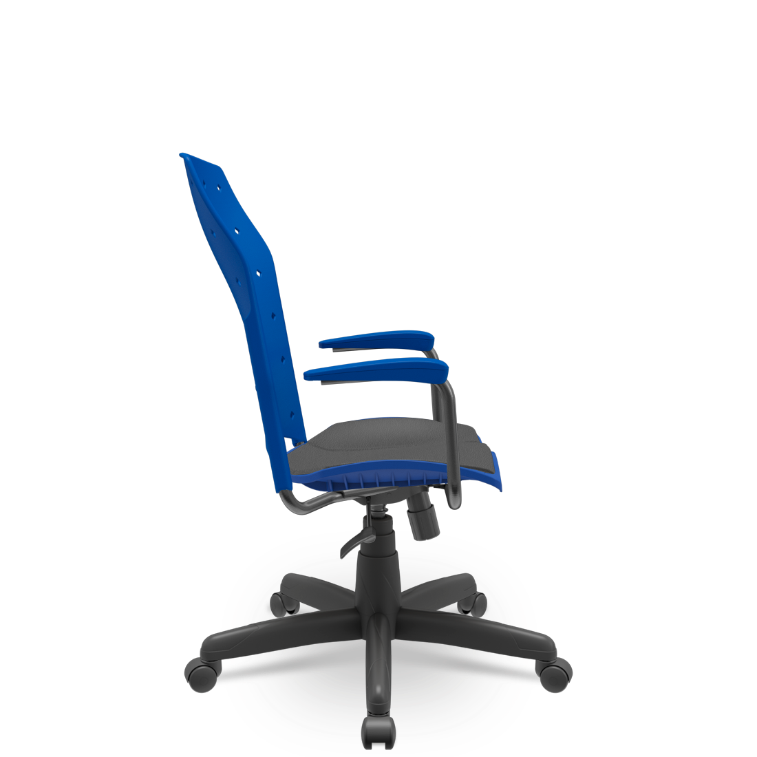 Cadeira Presidente Ergoplax Azul com Braços