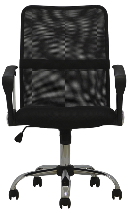 Cadeira Diretor Tela Mesh Base Cromada